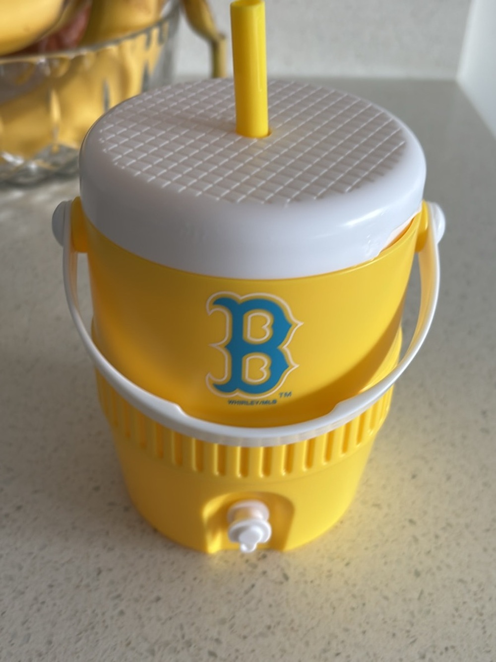 Boston Red Sox souvenir limited edition cooler cup w straw patriot day version